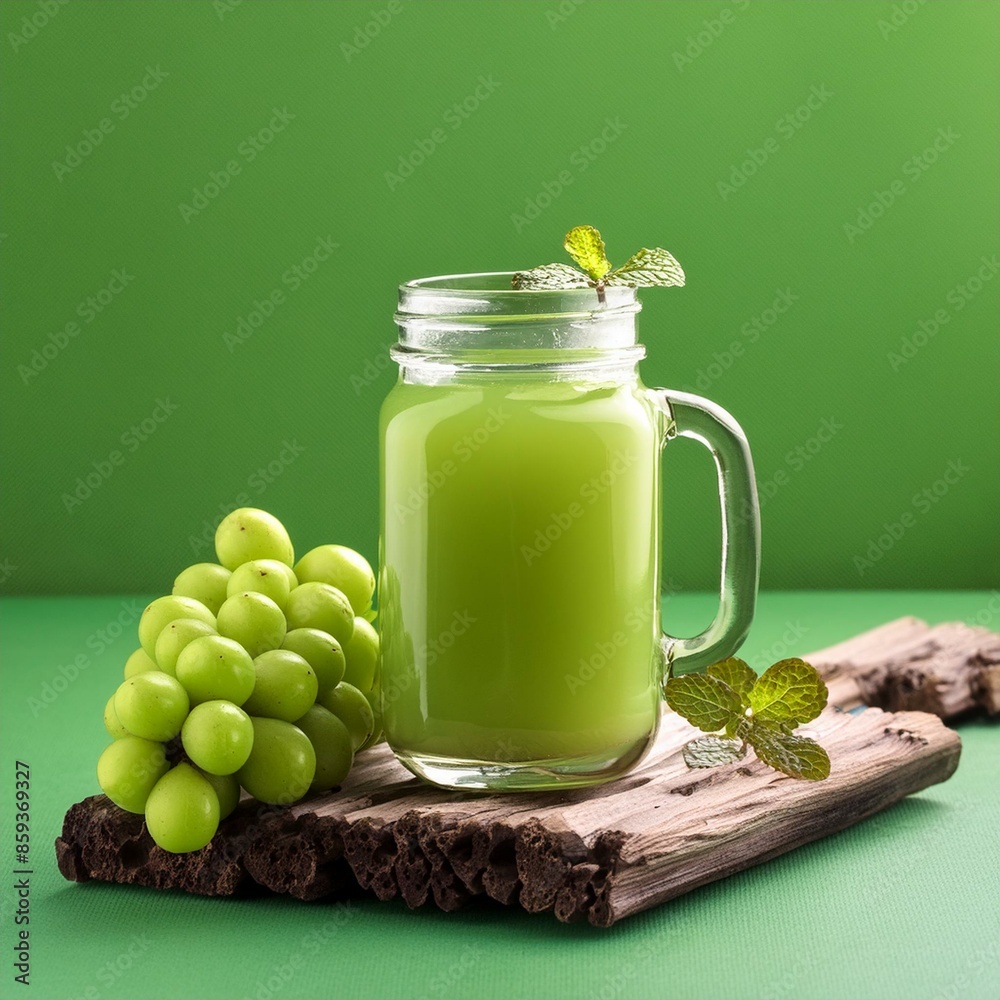 Healthy green grapes juice Healthy green grapes juice