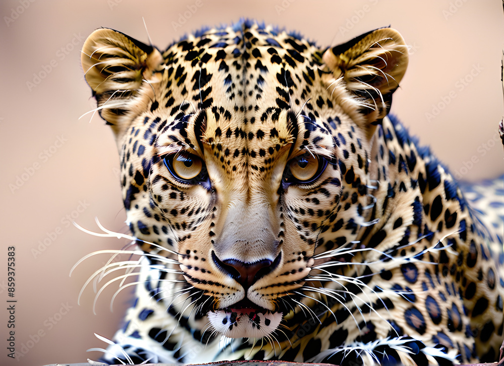 Obraz premium 표범 generative ai