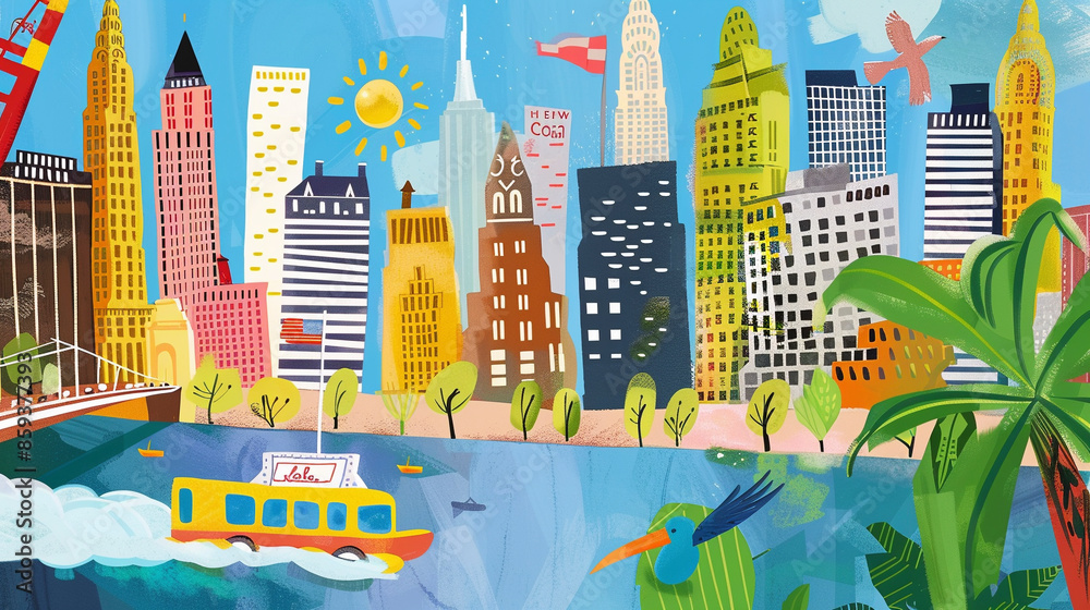 A New York illustration A New York illustration