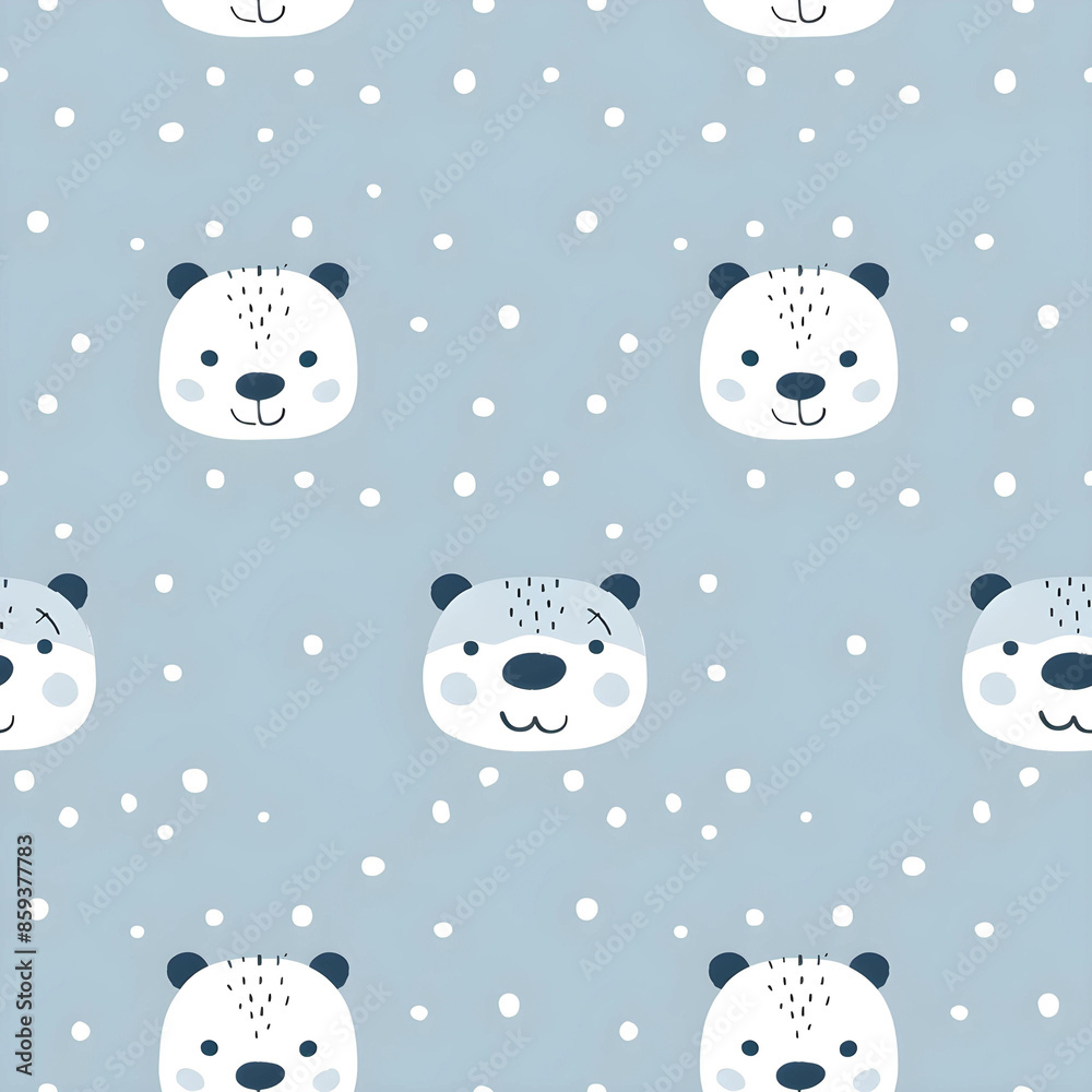 seamless pattern with bears seamless pattern with bears