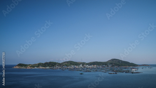 The landscape of Phan Rang province in Southern Vietnam