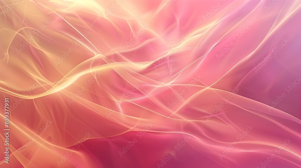 Fototapeta premium Gradient fuchsia to gold abstract shades effect