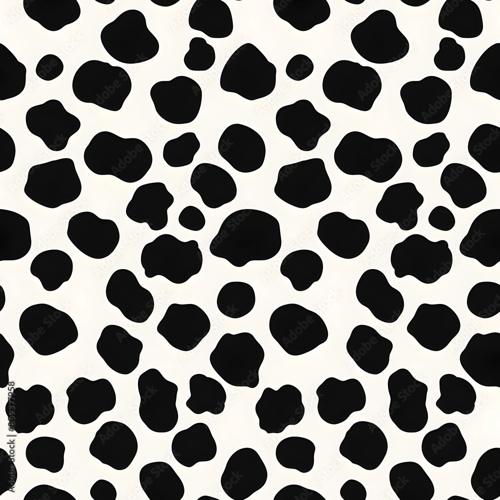 Seamless pattern with dairy cows Seamless pattern with dairy cows