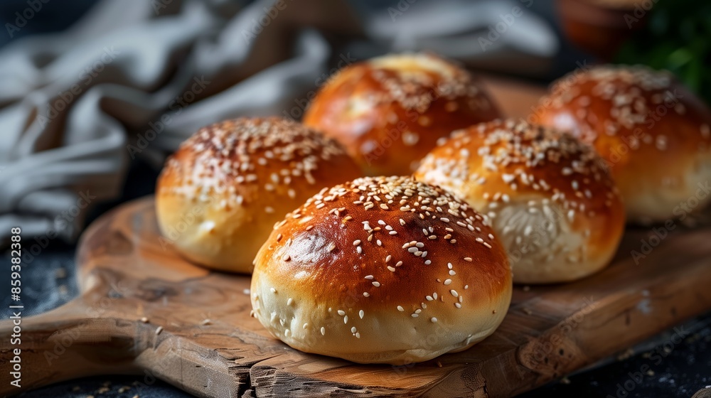 A variety of breads and pastries were arranged on the table