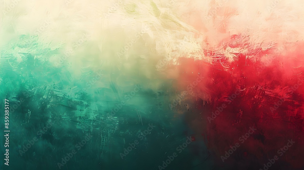 Fototapeta premium Gradient ecru to jade abstract shades backdrop
