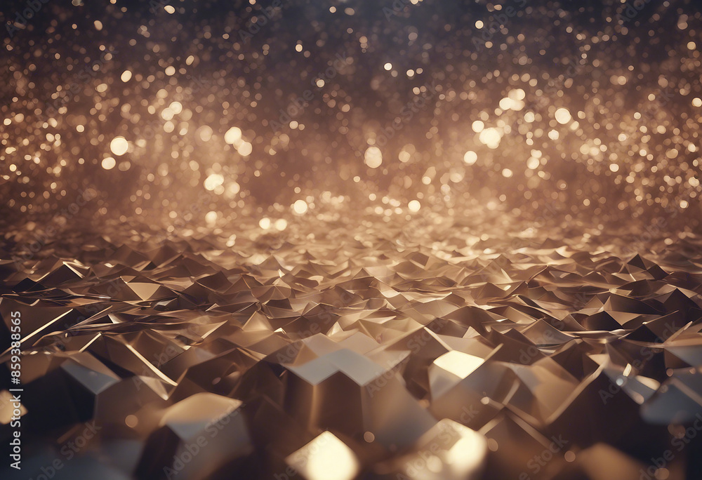 Obraz premium Luxurious abstract geometric presentation