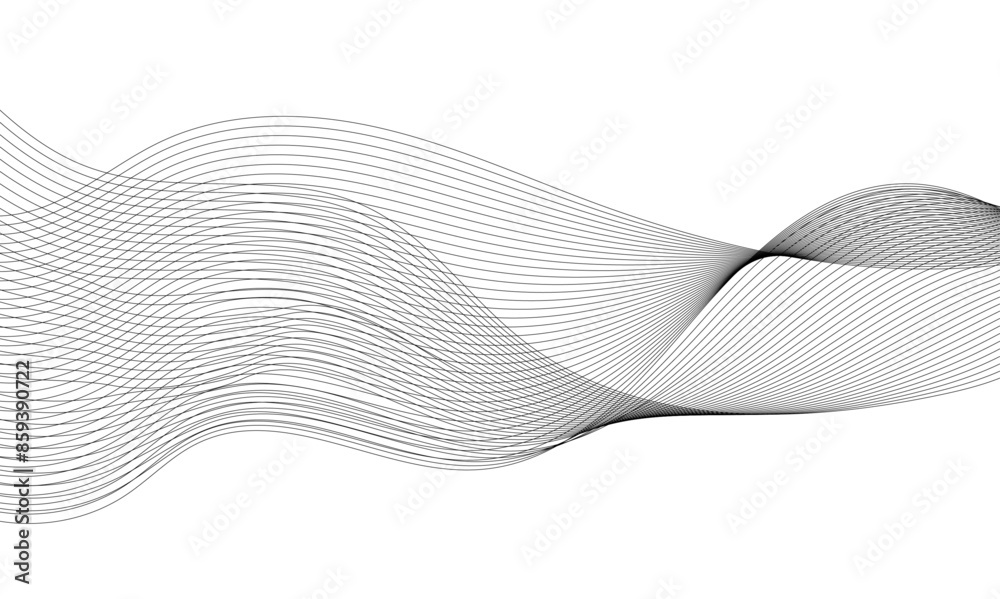 Abstract wavy lines on transparent background with grey smooth element swoosh speed wave modern stream background. You can used for banner, template, wallpaper, business wave curve lines background. Abstract wavy lines on transparent background with grey smooth element swoosh speed wave modern stream background. You can used for banner, template, wallpaper, business wave curve lines background.