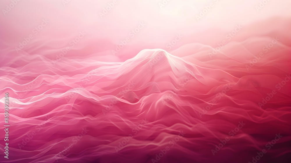 Gradient sea shell to thistle abstract banner