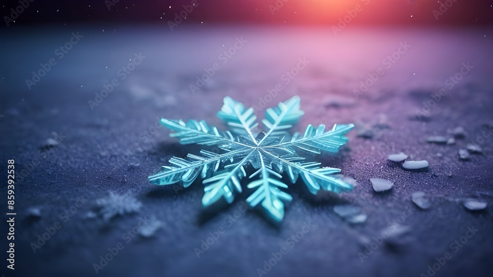 snowflake on a blue background snowflake on a blue background
