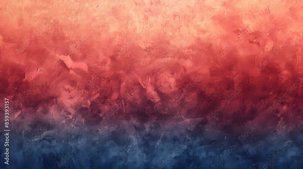 Fototapeta premium Gradient slate blue to tomato abstract background