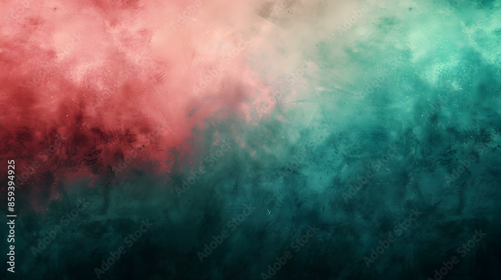 Obraz premium Gradient aqua to dark olive green banner