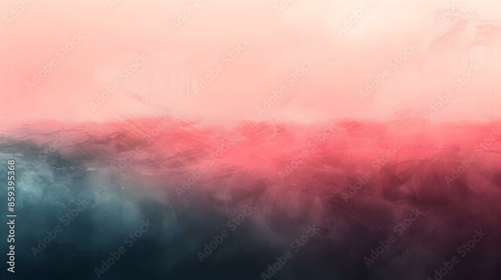 Obraz premium Gradient aquamarine to dark salmon abstract backdrop