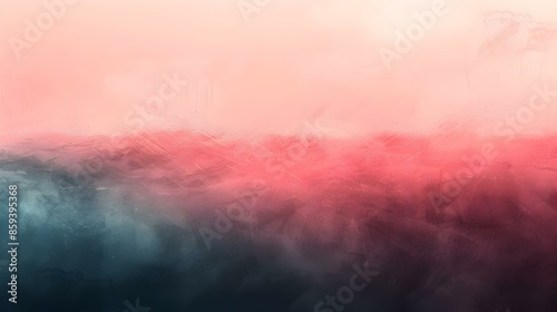 Gradient aquamarine to dark salmon abstract backdrop