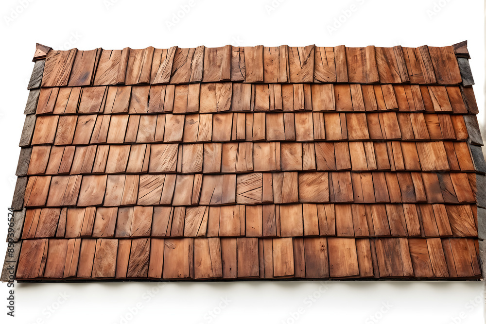 Mockup old wooden roof tile pattern isolated on white background with clipping path
Mockup old wooden roof tile pattern isolated on white background with clipping path