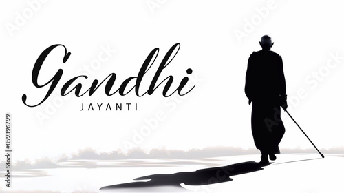 Mohandas Karam Chandra Gandhi Birthday. Mahatma Gandhi Poster Design