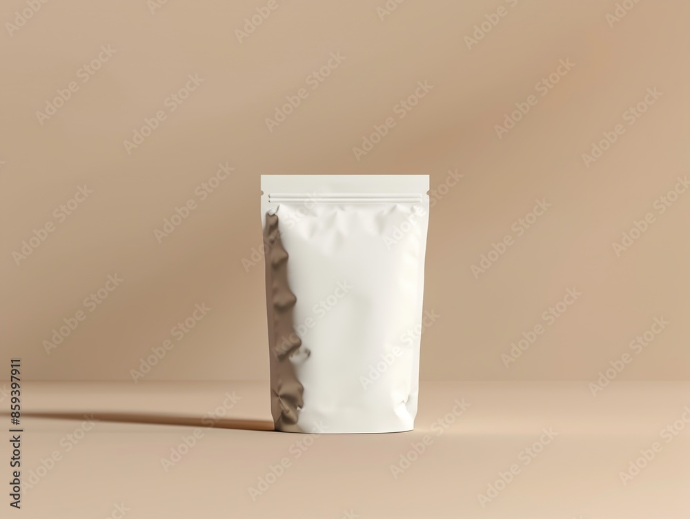 blank pouch mockup as element in isolated background blank pouch mockup as element in isolated background