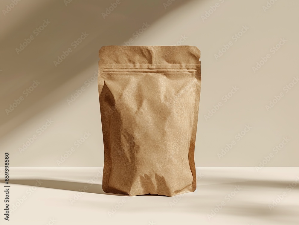 blank pouch mockup as element in isolated background blank pouch mockup as element in isolated background