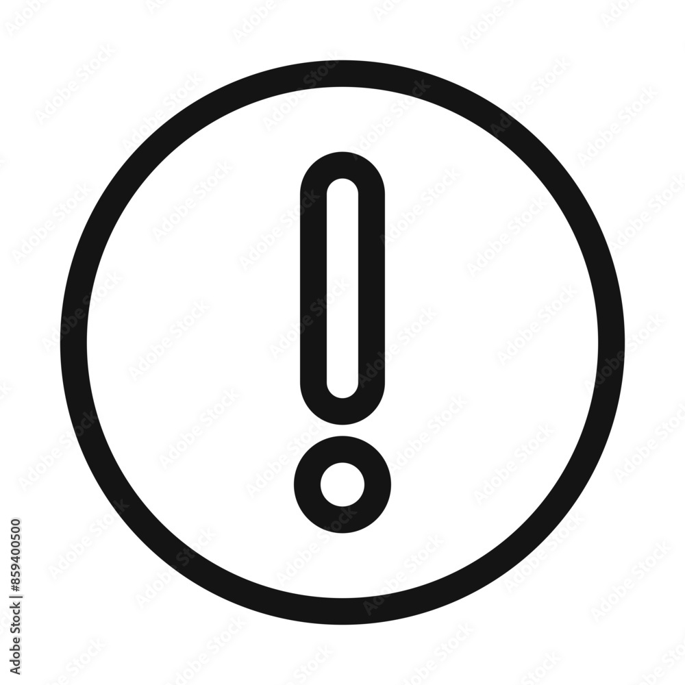 Alert Exclamation Icon Perfect for Warnings and Important Notices Alert Exclamation Icon Perfect for Warnings and Important Notices