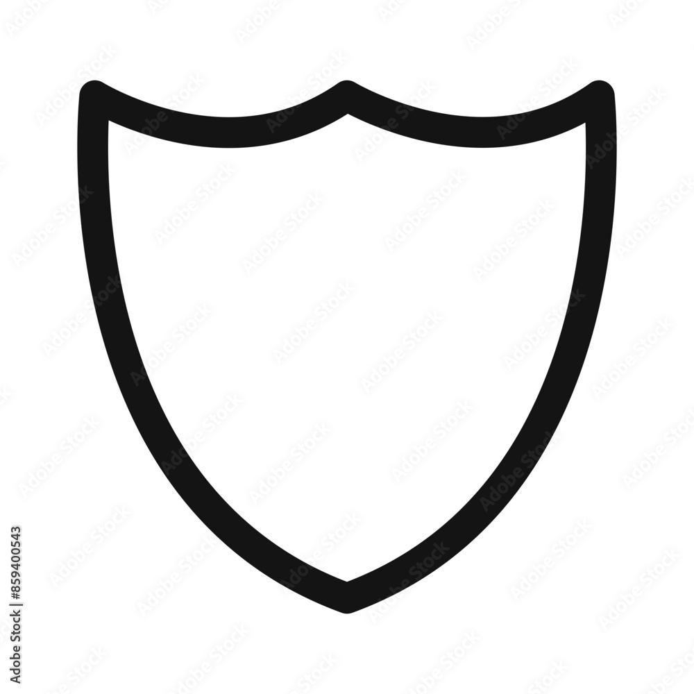 Protective Shield Icon Perfect for Security and Safety Applications Protective Shield Icon Perfect for Security and Safety Applications