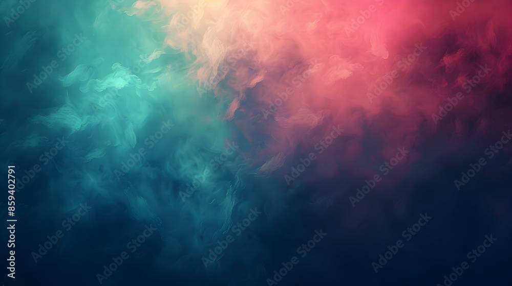 Fototapeta premium Gradient medium spring green to midnight effect