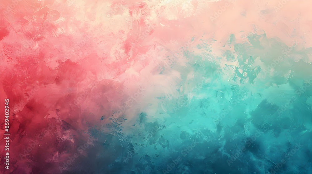 Fototapeta premium Gradient medium turquoise to misty rose background