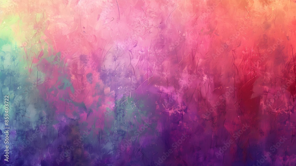 Obraz premium Gradient green to purple abstract shades banner