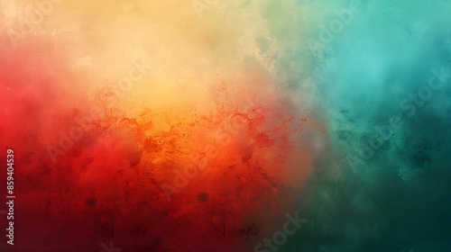 Gradient yellow to teal abstract shades background