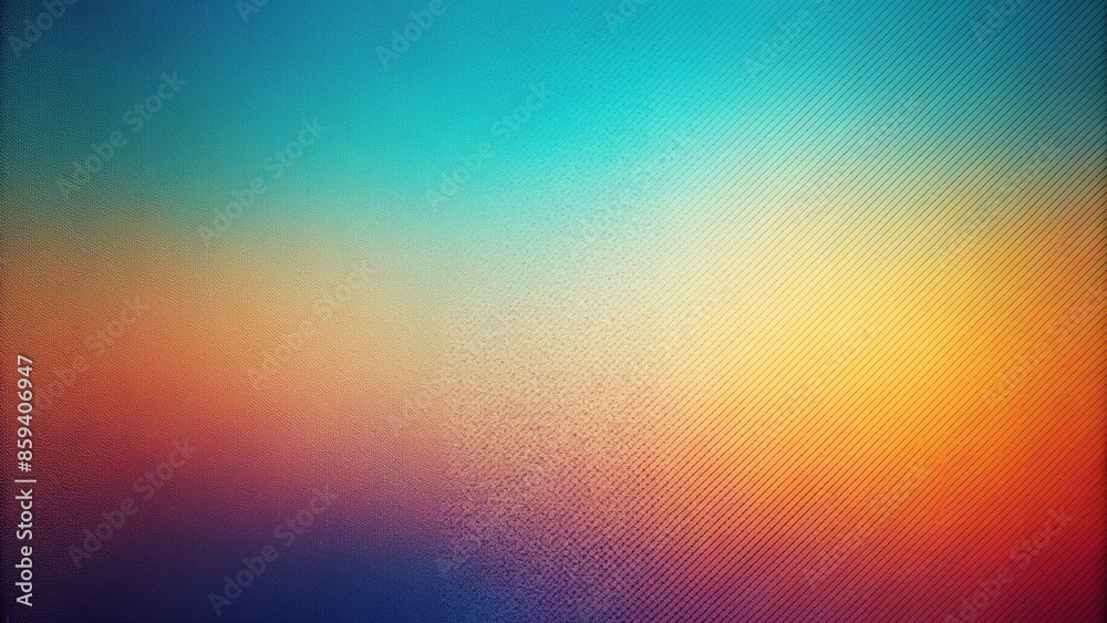 Retro blur gradient background with grain texture Generative By AI