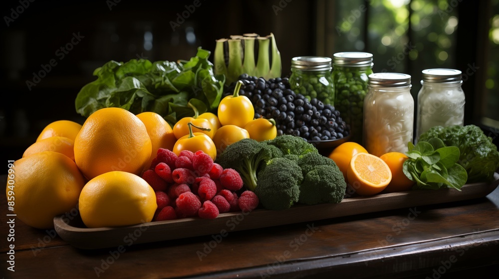 Healthy and Sustainable Eating. Fresh Groceries and Organic Produce Healthy and Sustainable Eating. Fresh Groceries and Organic Produce