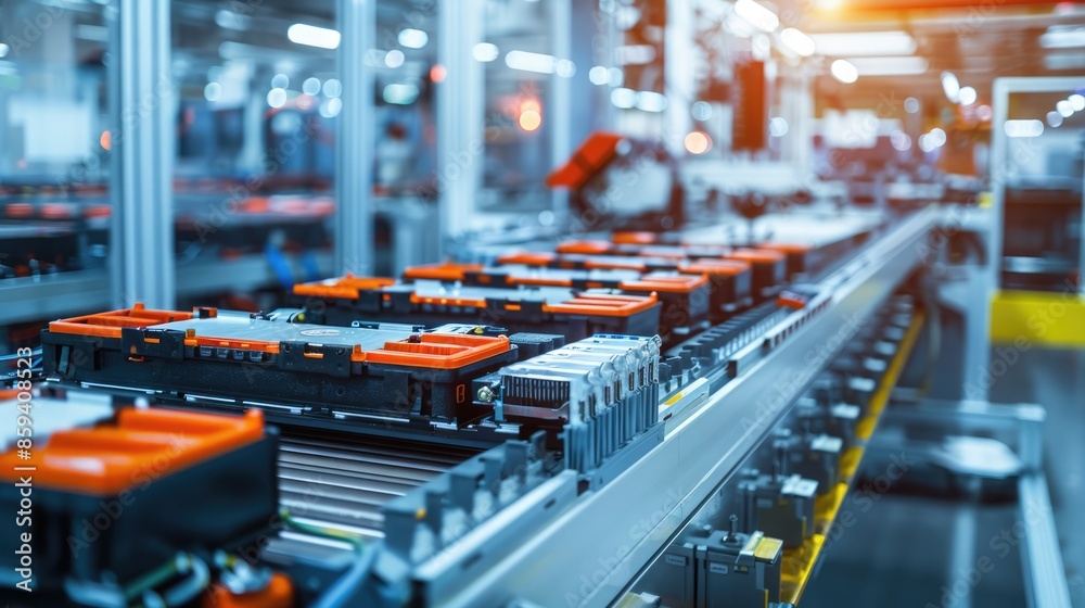 High-precision machinery involved in the battery pack manufacturing process. Battery Pack Manufacturing Process High-precision machinery involved in the battery pack manufacturing process. Battery Pack Manufacturing Process