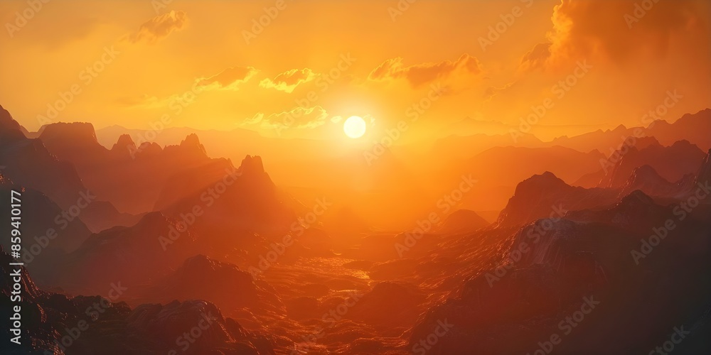 A movie capturing the tranquil beauty of majestic mountain ranges at sunrise. Concept Mountain Photography, Sunrise, Majestic Landscapes, Tranquil Beauty, Cinematic Landscapes A movie capturing the tranquil beauty of majestic mountain ranges at sunrise. Concept Mountain Photography, Sunrise, Majestic Landscapes, Tranquil Beauty, Cinematic Landscapes