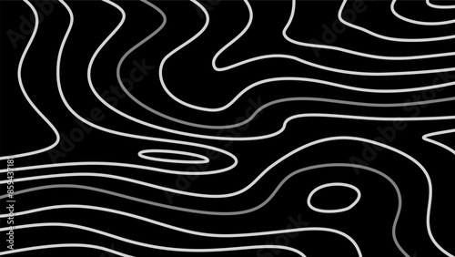 abstract wavy background. topographic contour background. contour lines background. Topographic map contour background.