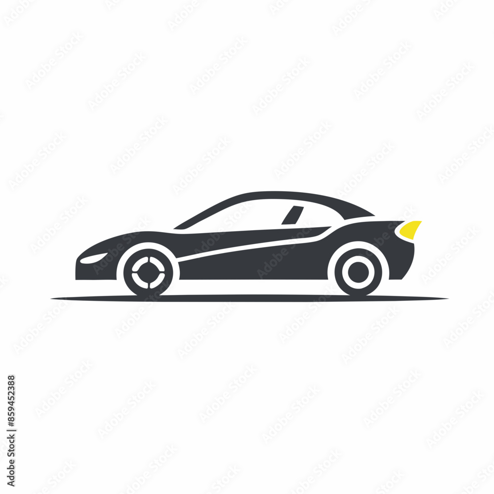 Fototapeta premium car isolated on white