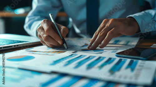 Data analysts who are analyzing current and past stock market graphs to plan future investments.