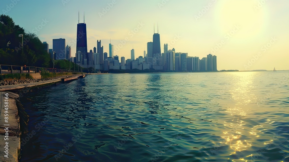 Fototapeta premium Chicago skyline 