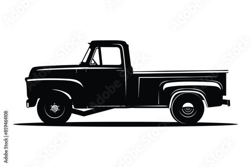 Pickup Truck car silhouette