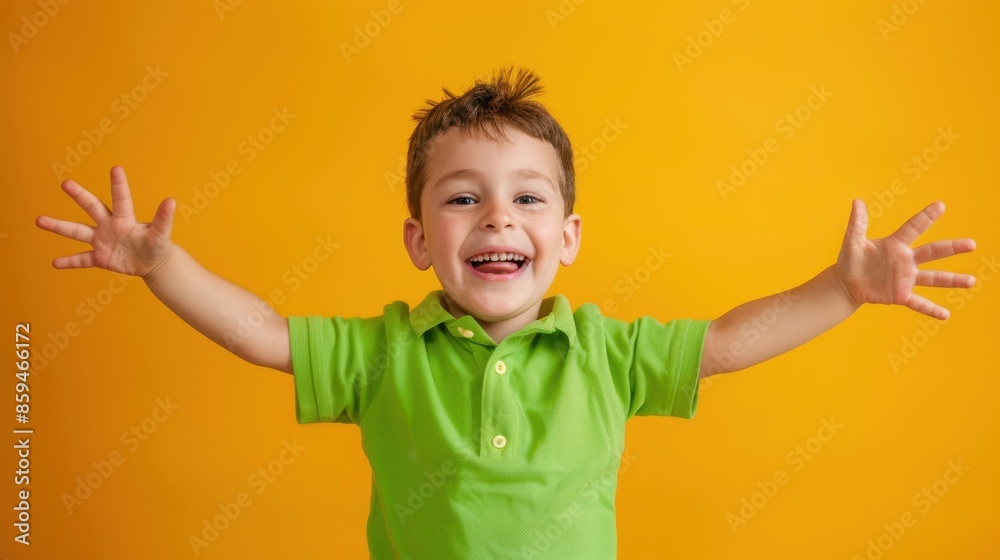 The Smiling Boy in Green Shirt The Smiling Boy in Green Shirt
