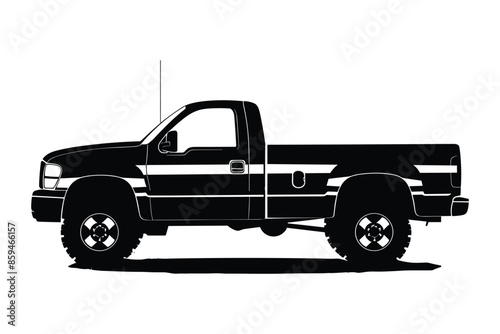 Pickup Truck car silhouette