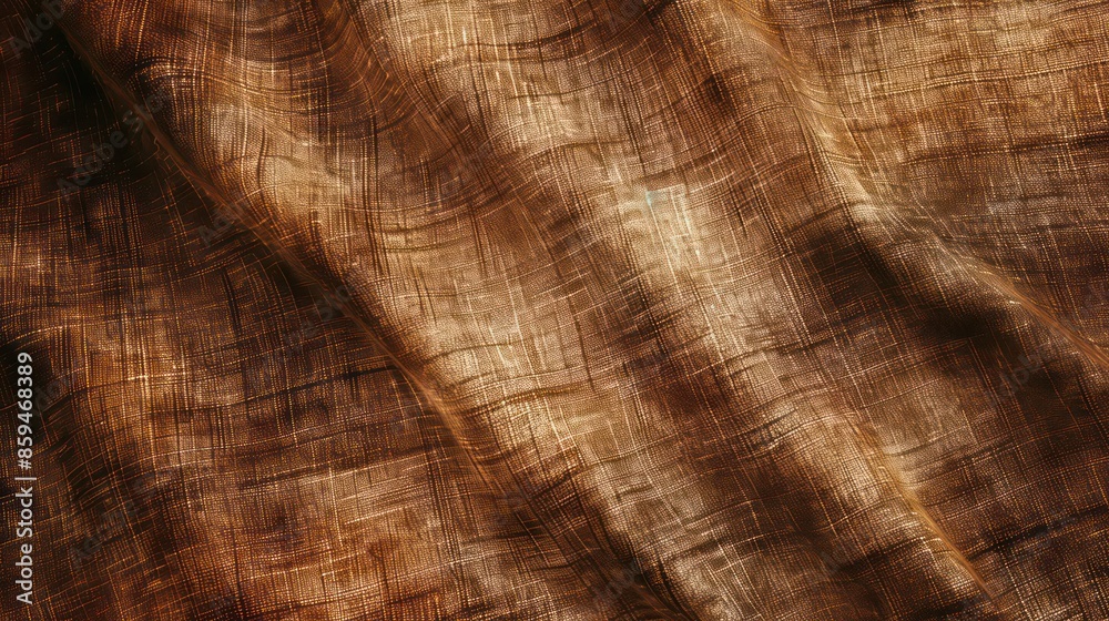Naklejka premium dirty brown, Cinnamon Brown Warm Abstract Texture with Gradient and Ombre Effects, Earthy and Rustic Fabric Design with Cozy and Sophisticated Aesthetic