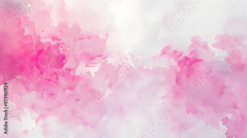 Watercolor background with light pink and white. minimalistic design.