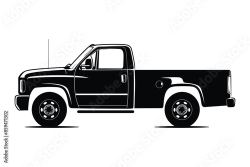 Pickup Truck car silhouette