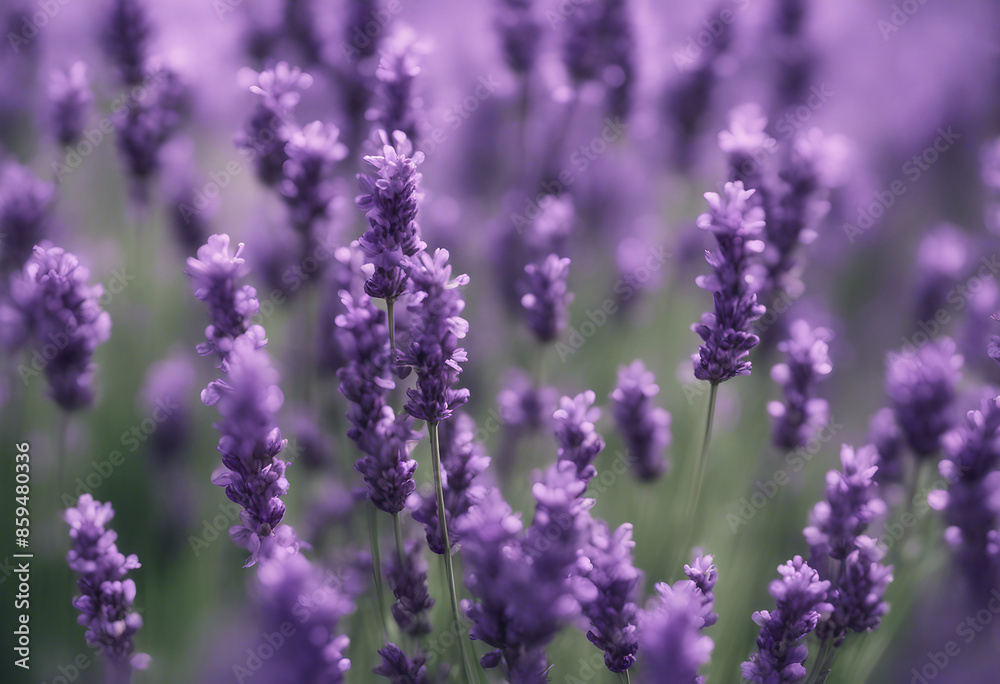 A large bush of purple lavender flowers isolated on transparent background A large bush of purple lavender flowers isolated on transparent background