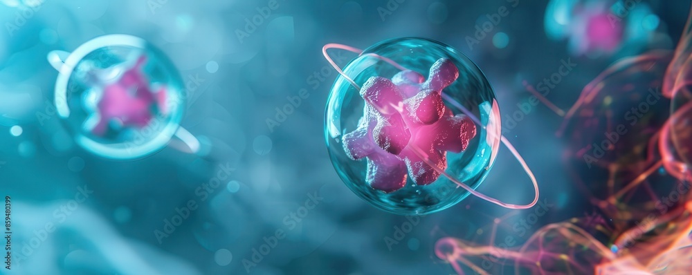 Atomic protons, fundamental atomic structure, top view, source of positive charge, robotic tone, colored pastel, uhd, copy space for text, Atomic protons, fundamental atomic structure, top view, source of positive charge, robotic tone, colored pastel, uhd, copy space for text,