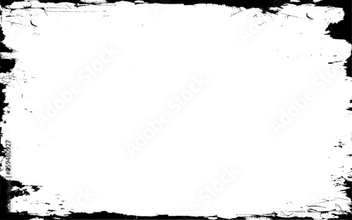 Abstract grunge border texture background. Grunge Frame. Vector Illustration.