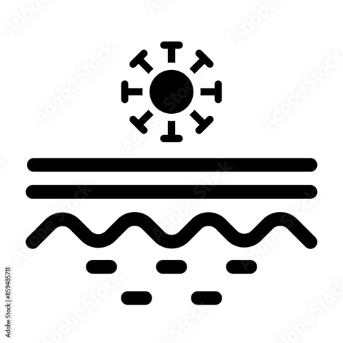 Skin Virus Vector Glyph Icon