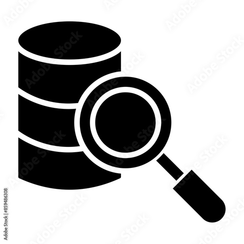 Searchability Vector Glyph Icon photo