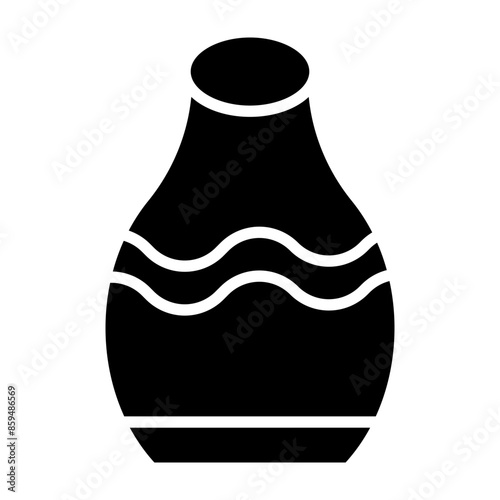 Pottery Vector Glyph Icon