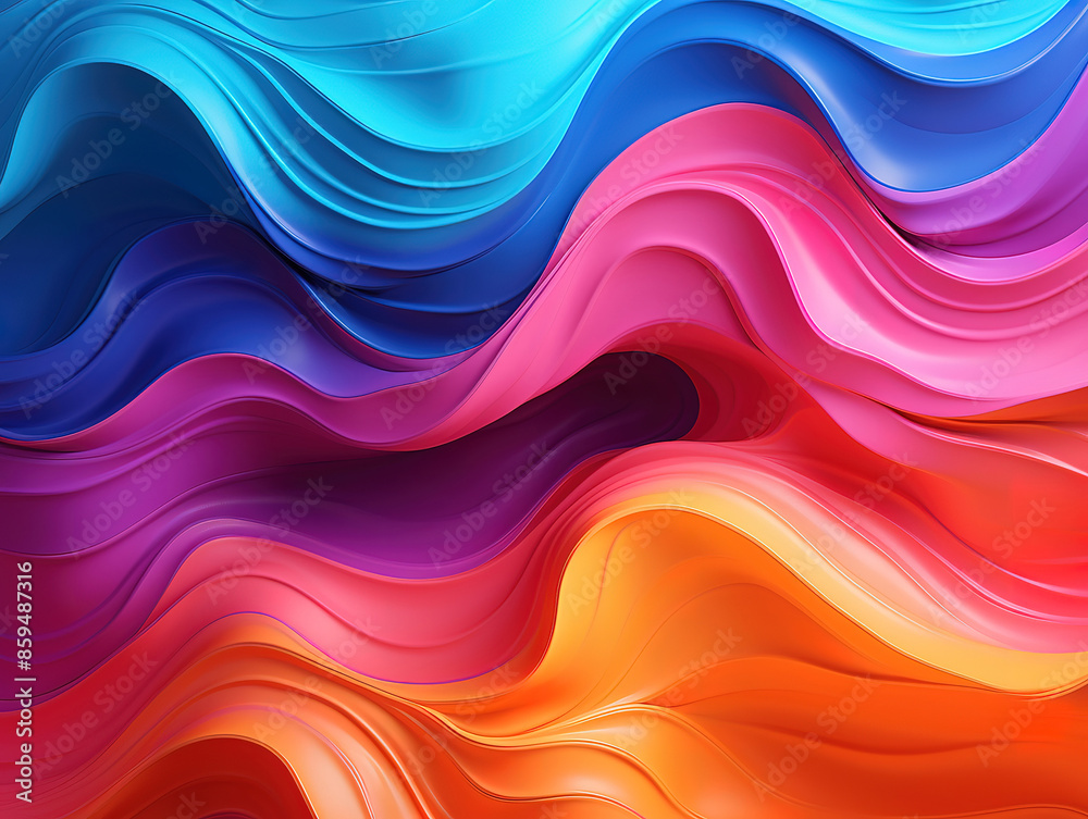 Iridescent effect wavy ripple structure vivid vibrant abstract background Iridescent effect wavy ripple structure vivid vibrant abstract background