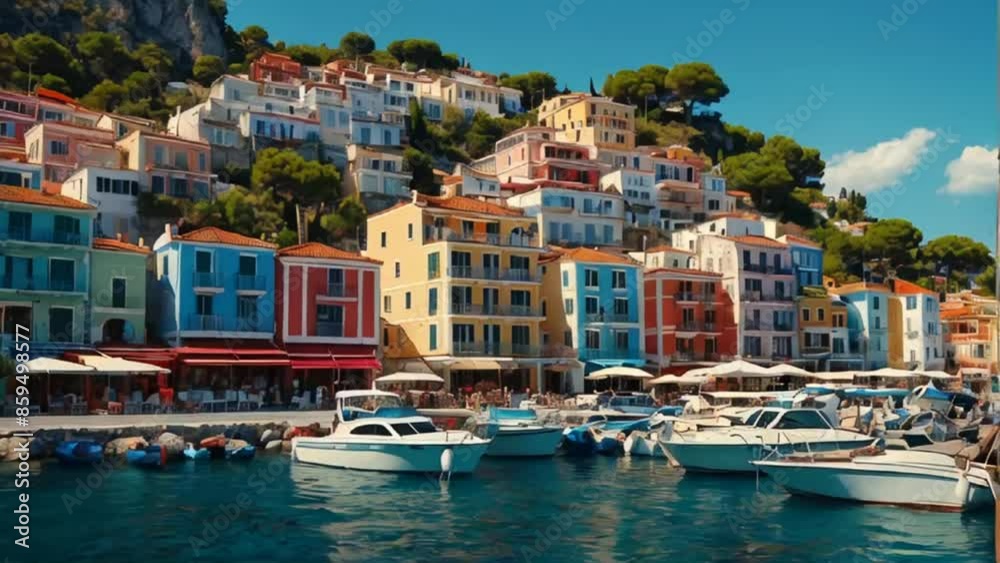 Beautiful Parga Greece, sunny day Beautiful Parga Greece, sunny day