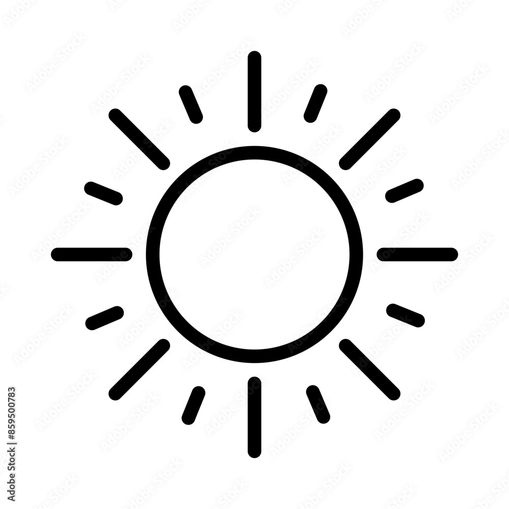 Sun icon. sunrise vector icon. sunshine icon vector. weather sign Sun icon. sunrise vector icon. sunshine icon vector. weather sign
